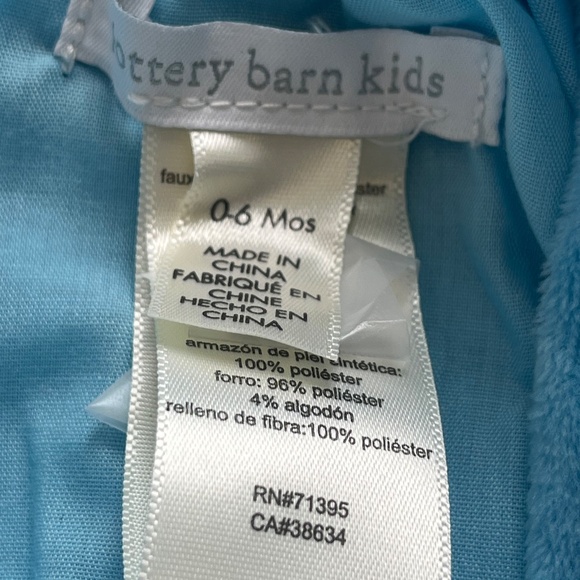 POTTERY BARN KIDS SESAME STREET COOKIE MONSTER COSTUME SIZE 0-6 MONTHS - Picture 6 of 11